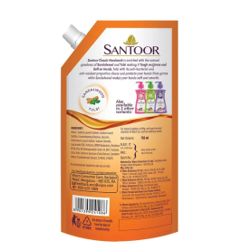 Santoor Gentle Hand Wash Classic 750ML